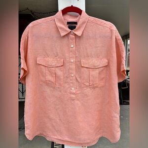 J. CREW BAIRD McNUTT IRISH LINEN TOP